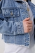 Куртка джинсова для дівчинки MK6029 152 см Блакитний (2000990395788D) Фото 5 з 15