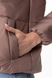 Куртка однотонна жіноча 04 48 Коричневий (2000990051493D) Фото 4 з 16