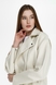 Куртка женская однотонная 2346 L Молочный (2000989588399D) Фото 2 из 15