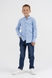 Рубашка однотонная для мальчика Redpolo 1712 140 см Голубой (2000990387844D) Фото 3 из 11
