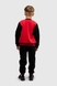 Спортивний костюм для хлопчика (кофта, штани) Lizi 591 140 см Червоний (2000989981084W) Фото 2 з 18
