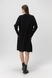 Платье однотонное женское W23-48 M Черный (2000989941118W) Фото 4 из 18