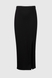 Юбка кэжуал однотонная женская 648-1 42 Черный (2000990661593D) Фото 6 из 8