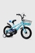 Велосипед дитячий DOUMOER LH112968 14" Блакитний (2000990469793) Фото 1 з 11