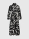 Сукня з візерунком жіноча 697 52 Чорний (2000990461117S) Фото 9 з 13
