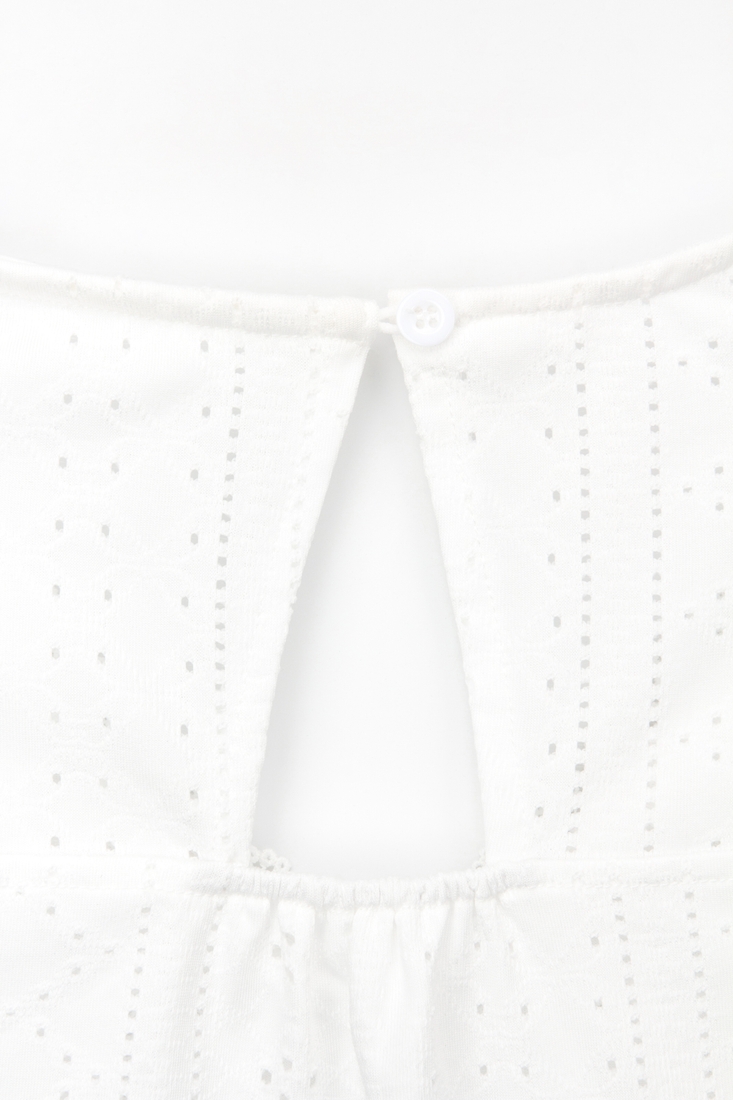 Фото Блуза однотонна жіноча W23-16-1 XL Білий (2000989430445S)