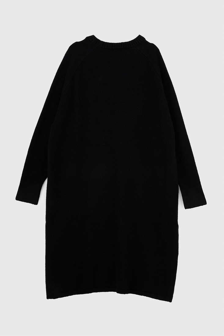 Фото Платье однотонное женское W23-48 M Черный (2000989941118W)