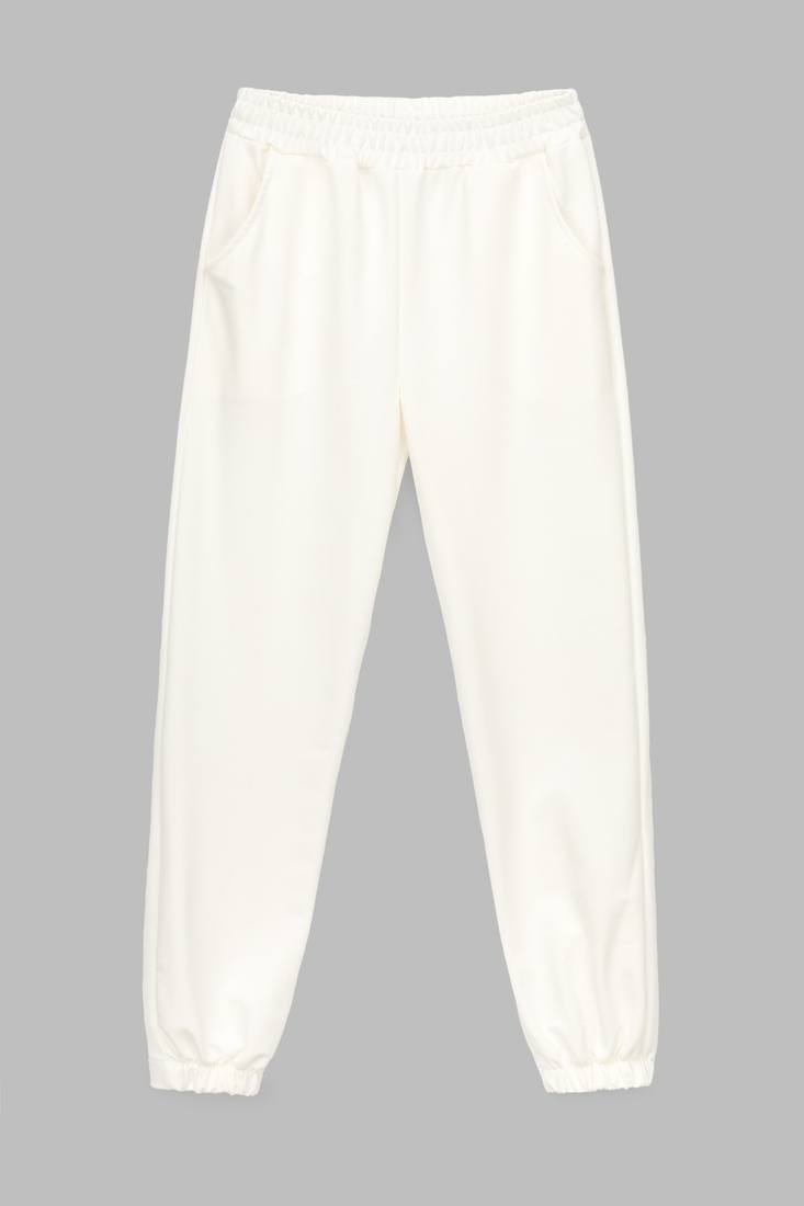 Фото Спортивні штани жіночі 23-1410 XL Білий (2000990442802D)