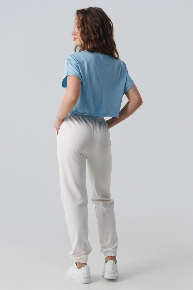 Фото Спортивные штаны женские 23-1410 S Белый (2000990442772D)
