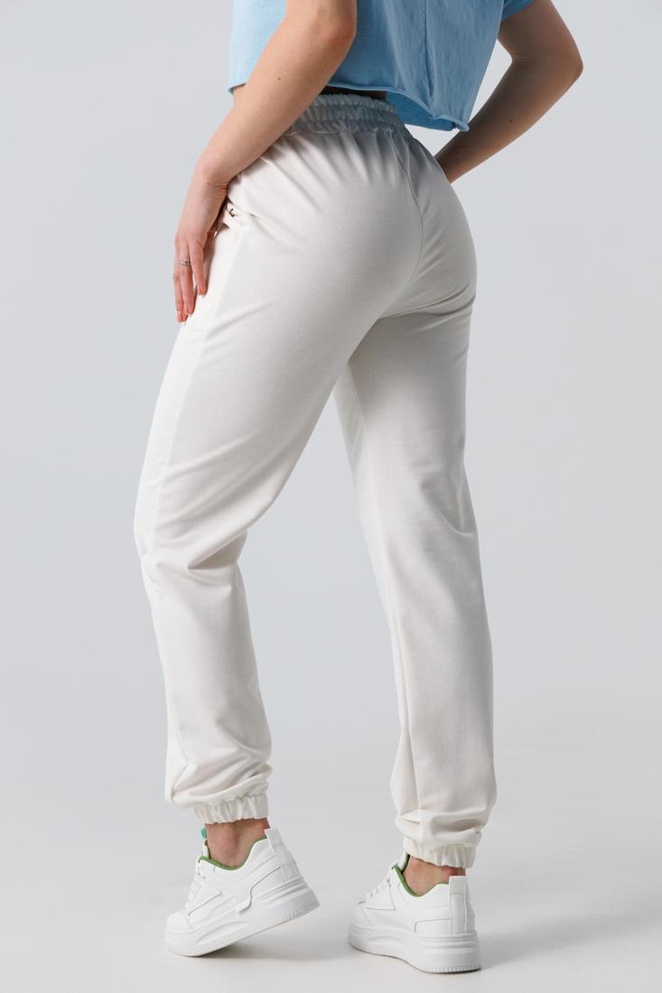 Фото Спортивные штаны женские 23-1410 XL Белый (2000990442802D)