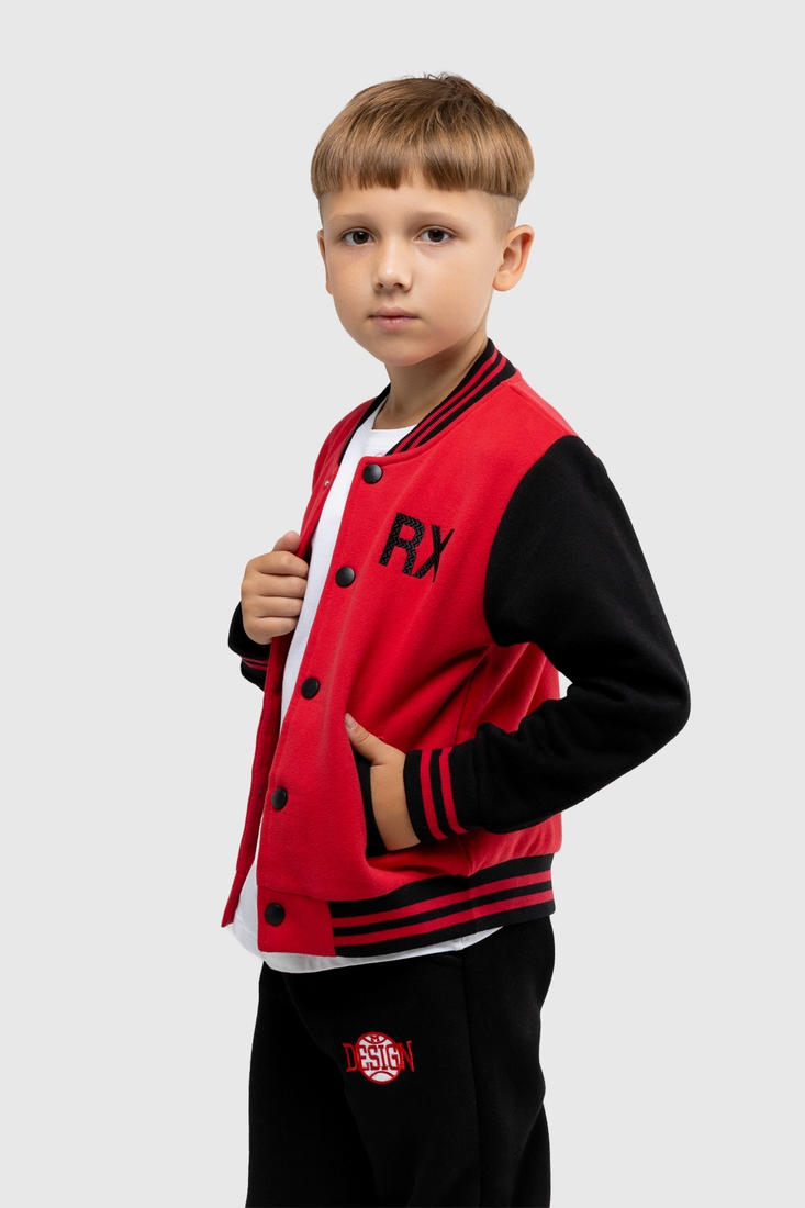Фото Спортивний костюм для хлопчика (кофта, штани) Lizi 591 116 см Червоний (2000989981039W)
