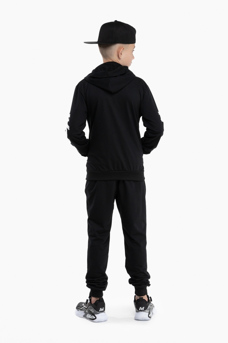 Фото Спортивний костюм (кофта,реглан,штани) для хлопчика 8892 176 см Чорний (2000989896104D)