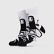Шкарпетки чоловічі ШЧКг56-024-1168 віднесені вітр 27-29 Чорно-білий (2000990199904A) Фото 1 з 7