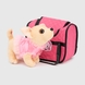 Песик в сумке Чихуахуа C50085 со звуковыми эффектами Розовый (2000989944706) Фото 3 из 5
