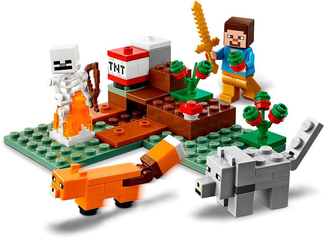 Фото Конструктор LEGO Minecraft Пригоди в тайзі (21162)