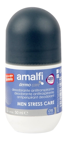 Фото Amalfi роликовий дезодорант Men Stress Care 50 мл (8414227061980A)