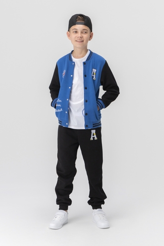 Фото Спортивний костюм для хлопчика (кофта, штани) Lizi 582 170 см Синій (2000989981275W)