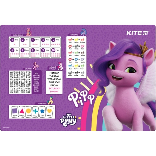 Фото Подкладка настольная Kite My Little Pony LP23-207 Разноцветный (4063276136008)