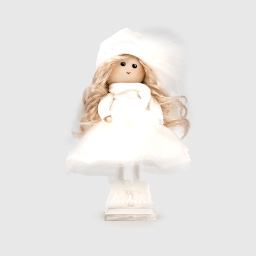 Фото Різдвяна лялька "Милий Янгол" Милий Янгол 35 см Білий (2000990206497)(NY)