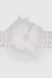 Комплект для дівчинки Mini Papi 100 Квіточка пінетки+пов'язка One Size Білий (2000990058102D) Фото 6 з 7