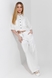 Костюм для девочки(рубашка+штаны) LocoLoco 9008 158 см Белый (2000990348760S) Фото 4 из 22