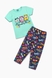 Костюм для дiвчинки (футболка+Велотреки) Baby Show 16147-1 110 М'ятний (2000989457558S) Фото 5 з 12