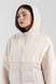 Куртка однотонная женская 5119 XL Молочный (2000990320346D) Фото 4 из 15