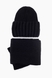 Набор шапка и шарф 4711-10 НАОМИ Черный (2000904708567W) Фото 2 из 6
