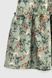 Сукня з візерунком жіноча 562 L Оливковий (2000903585565D) Фото 9 з 14