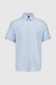 Рубашка однотонная мужская Demos 24-DJW 4XL Голубой (2000990624697S) Фото 7 из 10