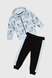 Спортивный костюм для мальчика (худи, штаны) Baby Show 1033 104 см Голубой (2000990182388W) Фото 1 из 12