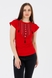 Вышиванка футболка женская Melanika Ожерелье 3XL Красный (2000990566492A) Фото 1 из 9