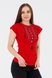 Вышиванка футболка женская Melanika Ожерелье 3XL Красный (2000990566492A) Фото 3 из 9