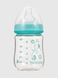 Скляна пляшечка для годування BABOO 3-122 Синій (5057778031229) Фото 1 з 6