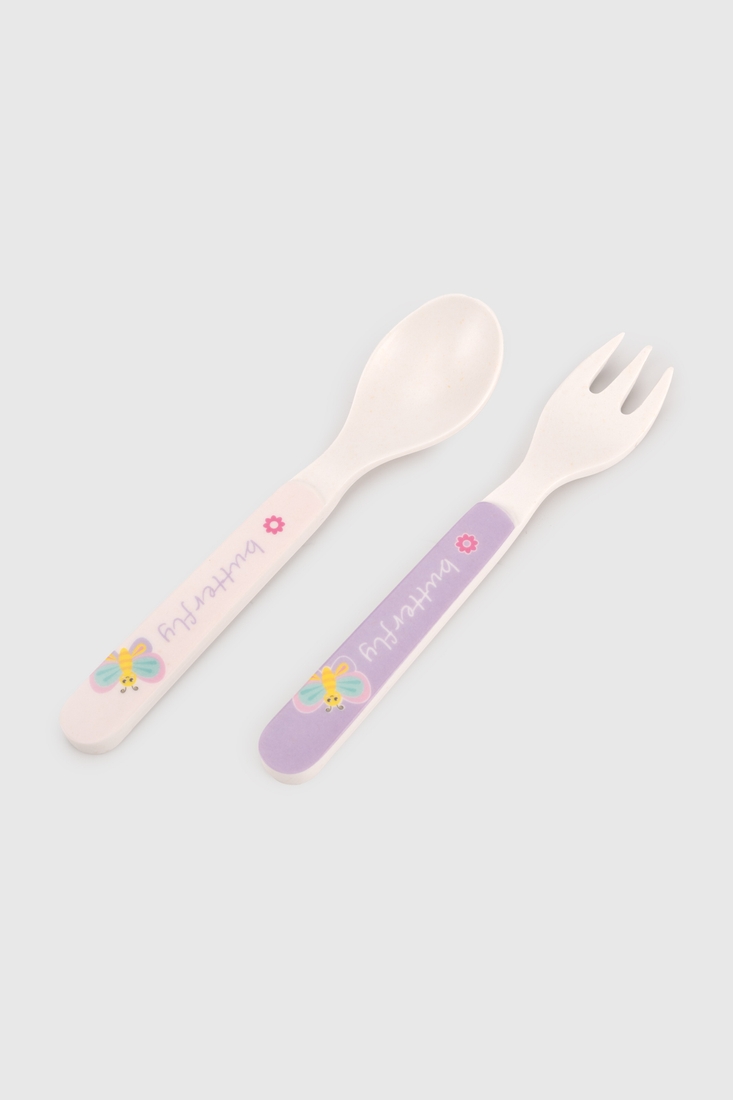 Фото Набор детской посуды Бабочка YI WU RONG XIU YJ888-5-4 Разноцветный (2002015118099)