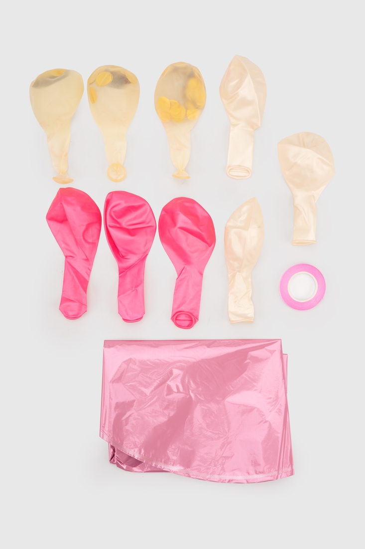 Фото Набір повітряних кульок BINFENQIQIU BF5715 Рожевий (2000990384805)