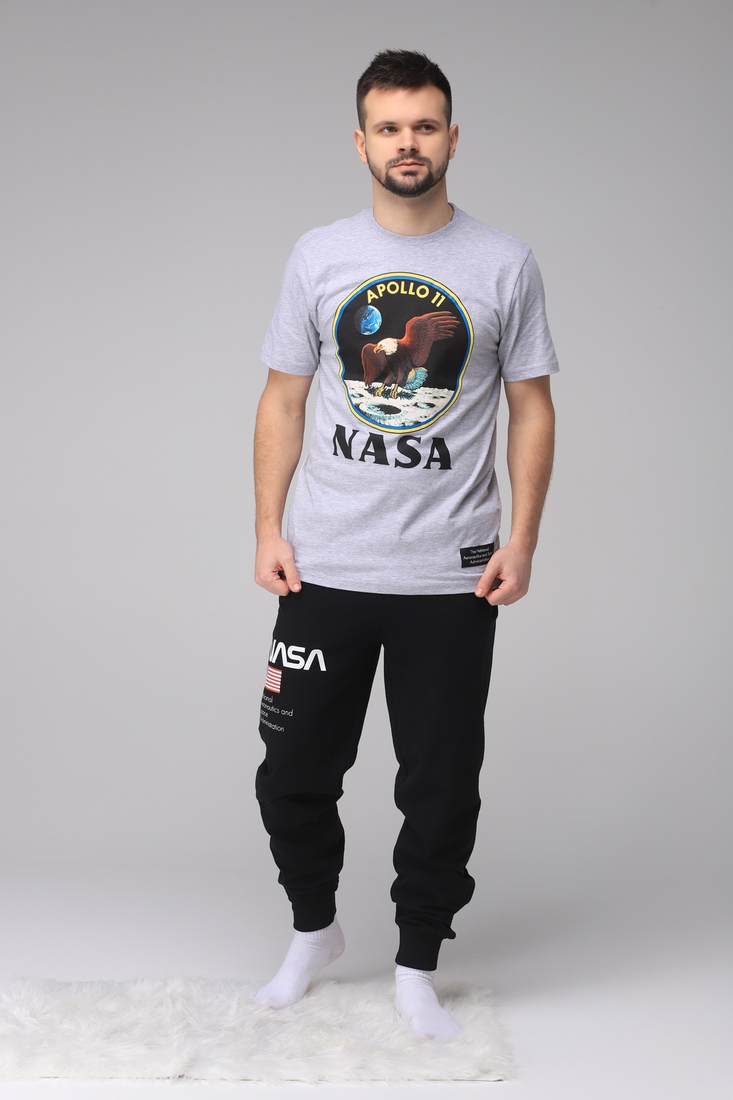 Фото Пижамные штаны мужские ГЕНЕЗИС NASA 53 11 289 S Черный (5904009042618A)