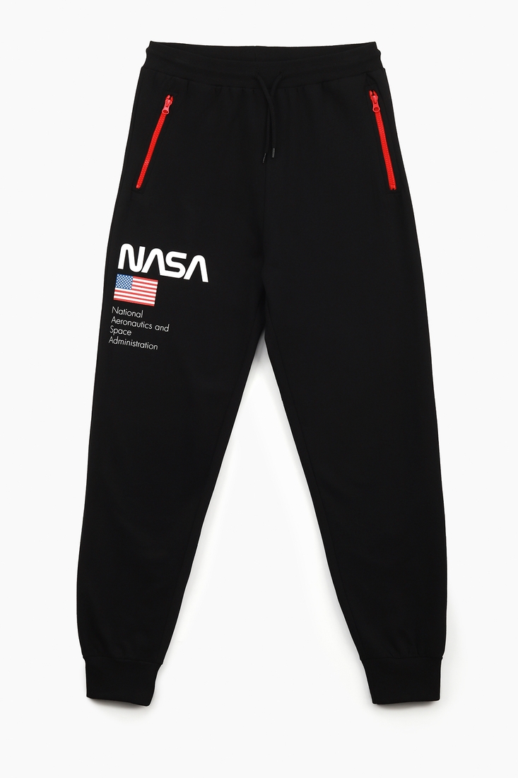 Фото Піжамні штани чоловічі ГЕНЕЗІС NASA 53 11 289 2XL Чорний (5904009159705A)