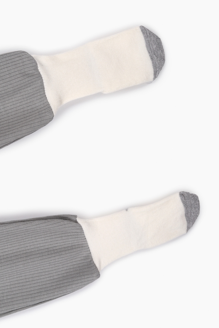 Фото Повзунки зі шкарпетками Sundoll 1209 80 см Сірий (2000989472476D)