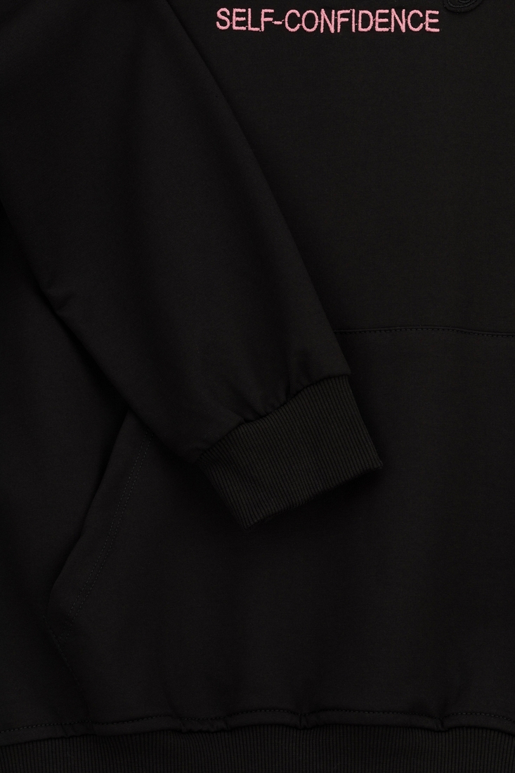 Фото Спортивний костюм (кофта, штани) для дівчинки Viollen 2190 164 см Чорний (2000990040473D)