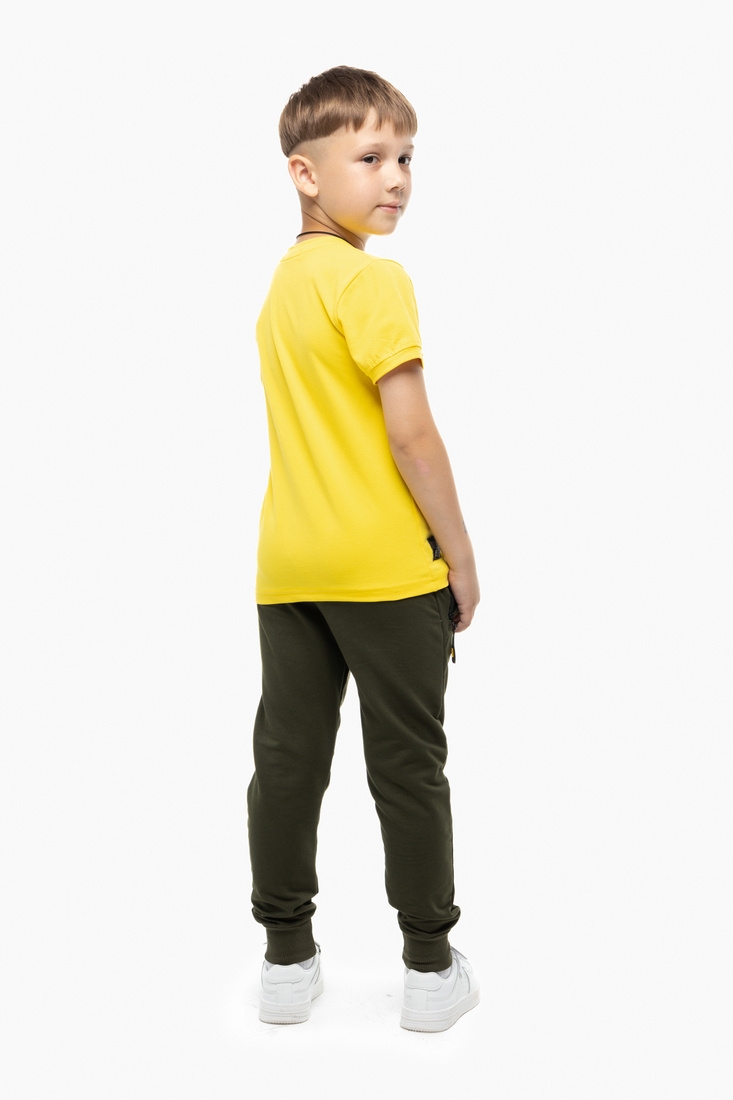 Фото Спортивные штаны патриотические для мальчика Atescan 2202 140 см Хаки (2000989251521D)