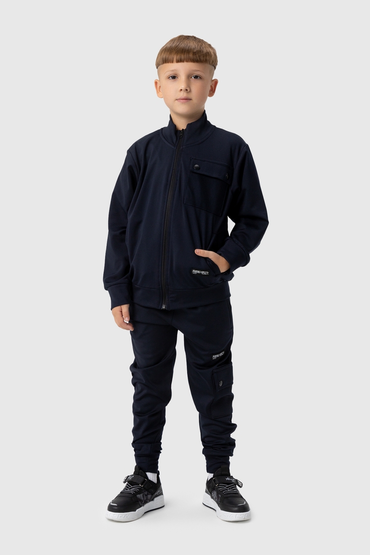 Фото Спортивный костюм (кофта, штаны) для мальчика MAGO T356 128 см Темно-синий (2000989918486D)