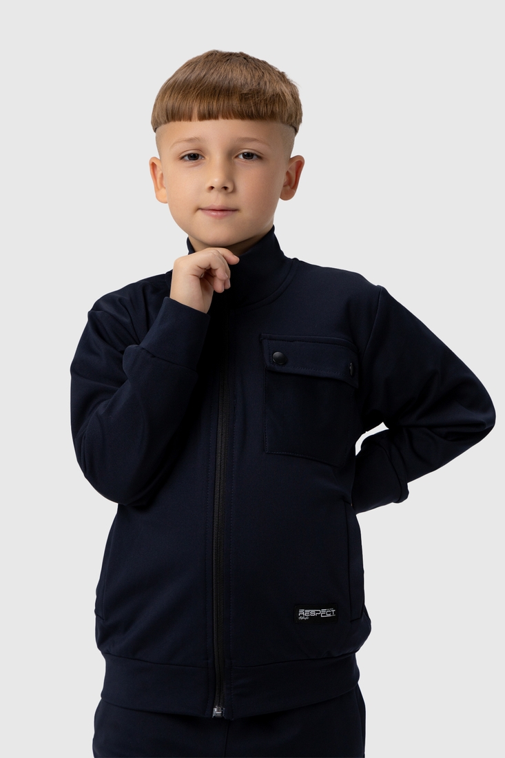 Фото Спортивный костюм (кофта, штаны) для мальчика MAGO T356 128 см Темно-синий (2000989918486D)
