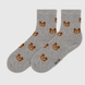 Шкарпетки для дівчинки V&T ШДК144-024 Ведмедики пухнасті 20-22 Сірий (2000990201676A) Фото 3 з 7