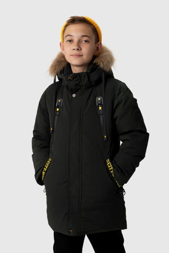 Фото Куртка зимняя для мальчика A939 152 см Хаки (2000989607717W)
