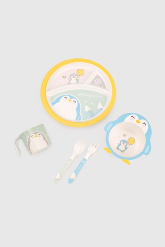 Фото Набор детской посуды Пингвин YI WU RONG XIU YJ888-5-8 Разноцветный (2002015118112)