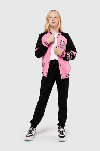Фото Спортивный костюм для девочки S&D 6940 кофта + штаны 164 см Розовый (2000989917755D)