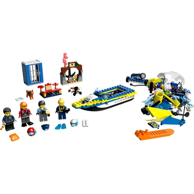 Конструктор LEGO City Детективные миссии водной полиции 60355 (5702017189765)