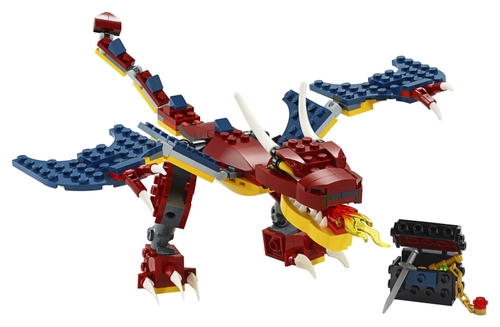 Фото Конструктор Lego Creator Вогняний дракон (31102)