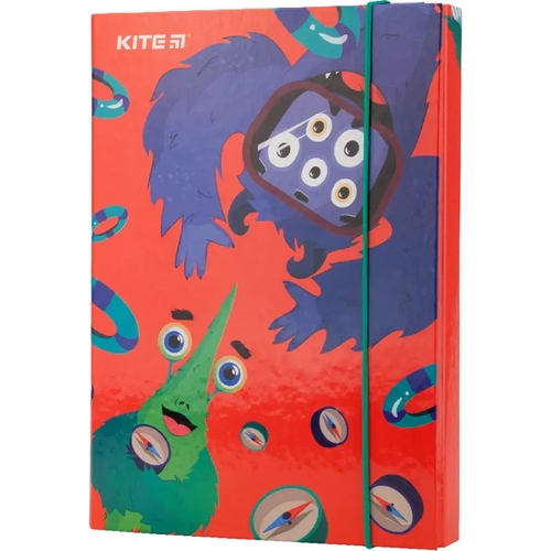 Фото Папка для зошитів Kite Jolliers B5 карт. на гумці K19-210 (4251458737468)